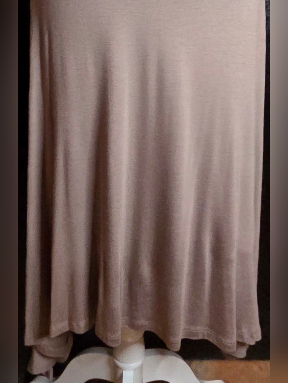 NWT Design History Nutmeg Foldover Sharkbite Maxi Skirt L - Picture 8 of 11